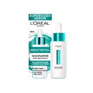 $15 off when you bundle! L’Oréal Paris Bright Reveal Niacinamide Dark Spot Serum